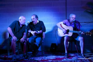 Toni Capuozzo, Pino Roveredo e Gigi Maieron.